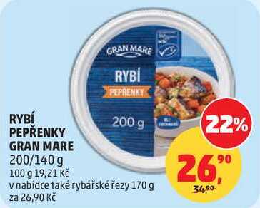 RYBÍ PEPŘENKY GRAN MARE, 200/140 g