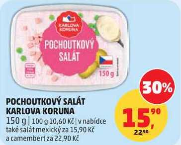 POCHOUTKOVÝ SALÁT KARLOVA KORUNA, 150 g 