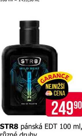 STR8 pánská EDT 100 ml, různé druhy