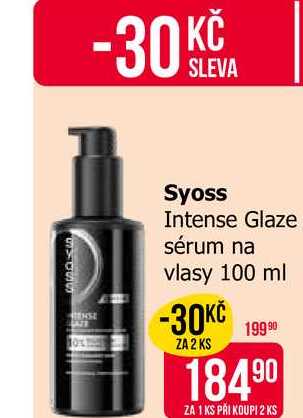 Syoss Intense Glaze sérum na vlasy 100 ml