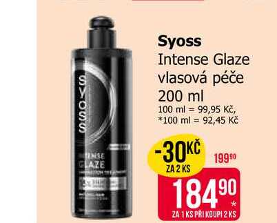 Syoss Intense Glaze vlasová péče 200 ml