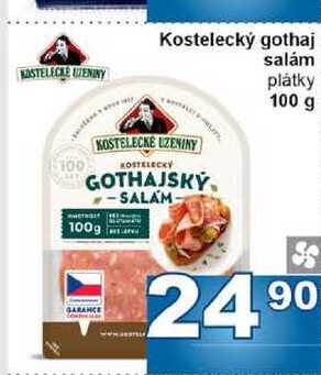 Kostelecký gothaj salám plátky 100 g