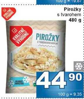 Pirožky s tvarohem 480 g