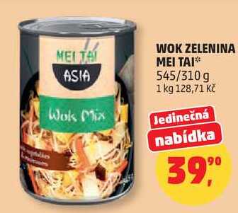 WOK ZELENINA MEI TAI*, 545/310 g 