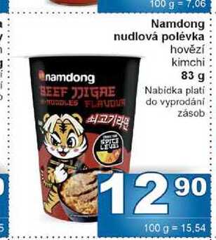 Namdong nudlová polévka 83g