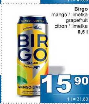 Birgo mango / limetka grapefruit citron / limetka 0,5l