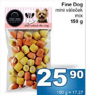 Fine Dog mini váleček mix 150 g