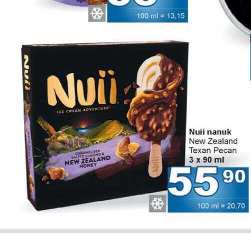 Nuii nanuk New Zealand Texan Pecan 3 x 90 ml