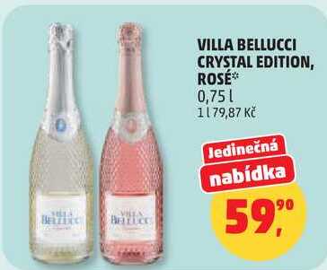 VILLA BELLUCCI CRYSTAL EDITION, ROSÉ, 0,75 l