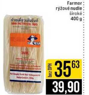 Farmer rýžové nudle široké 400 g