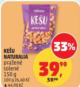 KEŠU NATURALIA, 150 g  