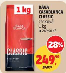KÁVA CASABLANCA CLASSIC, 1 kg