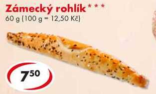 Zámecký rohlík, 60 g
