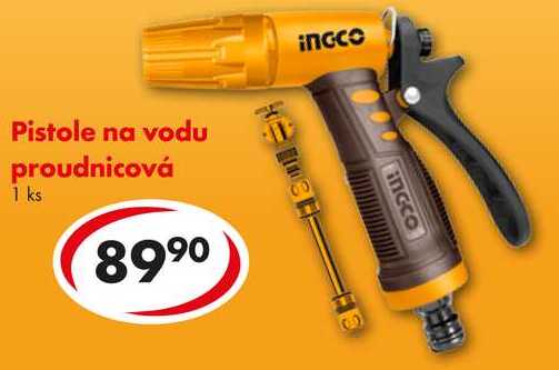 Pistole na vodu proudnicová