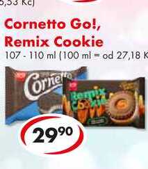 Cornetto Go!, Remix Cookie, 107-110 ml