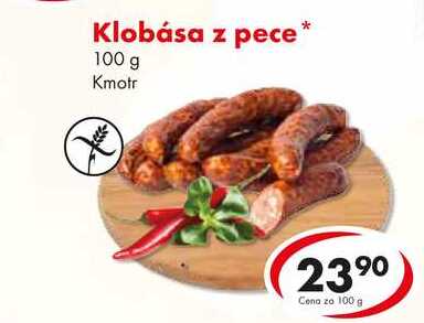 Klobása z pece, 100 g