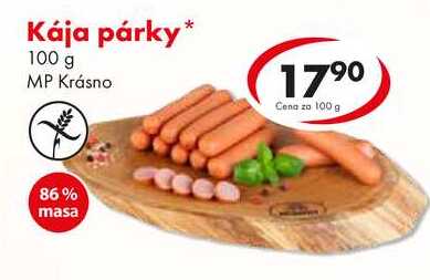 Kája párky, 100 g