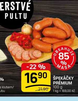 ŠPEKÁČKY PRÉMIUM 100 g