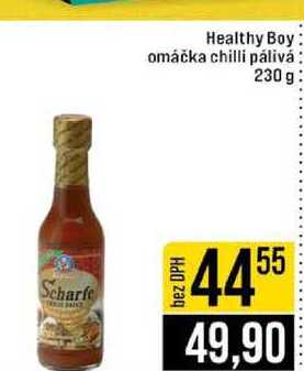 Healthy Boy omáčka chilli pálivá 230 g
