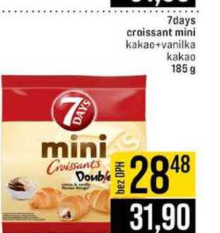 7days croissant mini kakao+vanilka kakao 185 g
