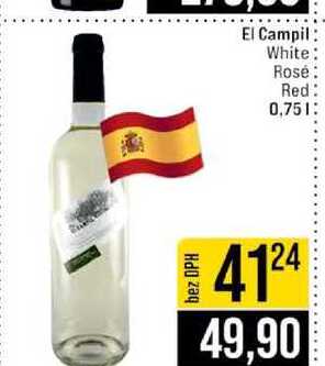 El Campil White Rosé Red 0,75l