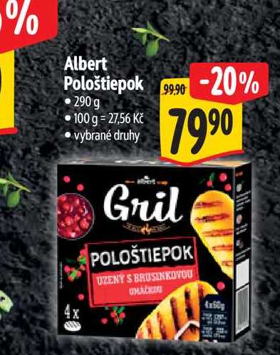 Albert Pološtiepok 290 g