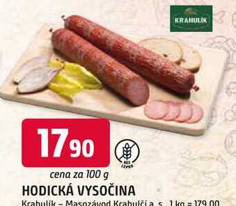 HODICKÁ VYSOČINA 100 g