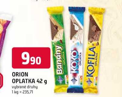 ORION OPLATKA 42 g