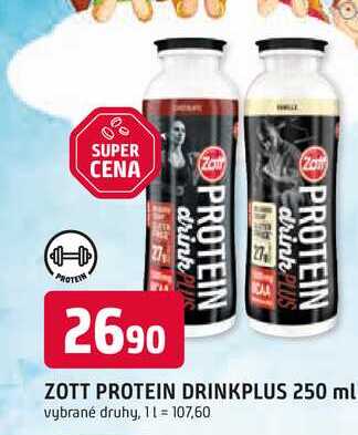 ZOTT PROTEIN DRINKPLUS 250 ml 
