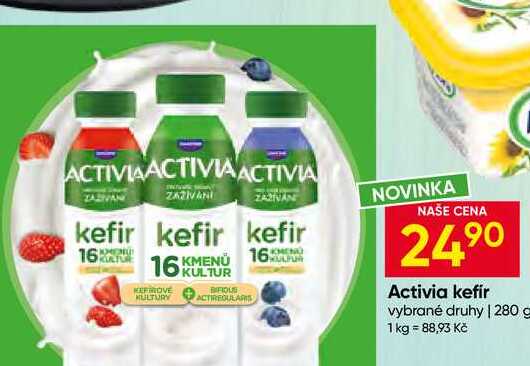 Activia kefir vybrané druhy 280 g