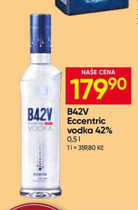 Eccentric vodka 42% 0,5l