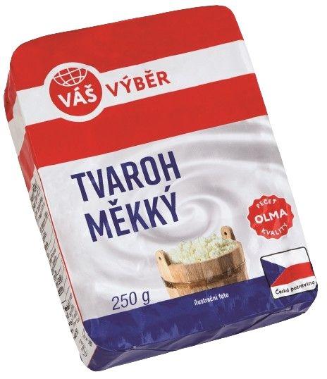 VÁŠ VÝBĚR Tvaroh měkký, 250 g
