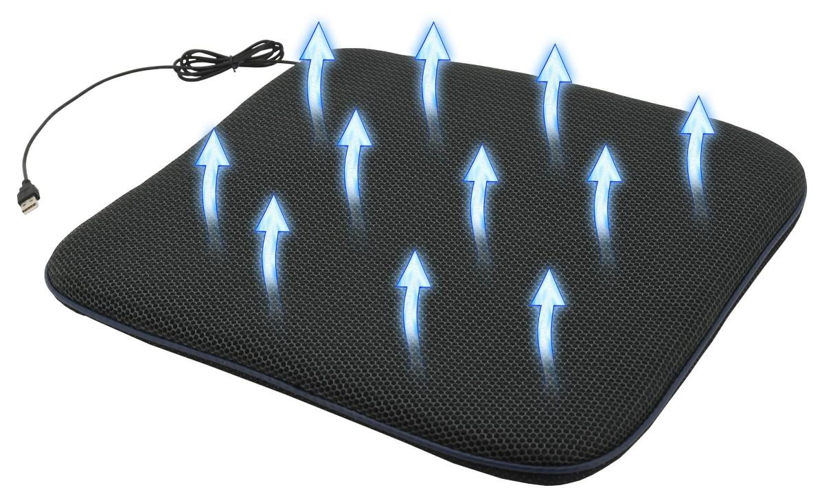 Podsedák s ventilací USB 5V, 1 KS