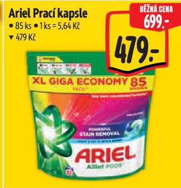 Ariel Prací kapsle, 85 ks