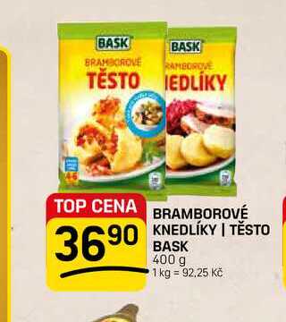BRAMBOROVÉ KNEDLÍKY | TĚSTO BASK 400 g 