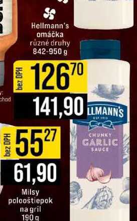 Hellmann's omáčka různé druhy 842-950 g