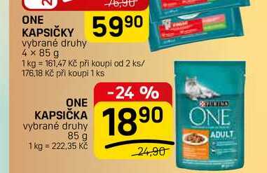 ONE KAPSIČKA vybrané druhy 85 g
