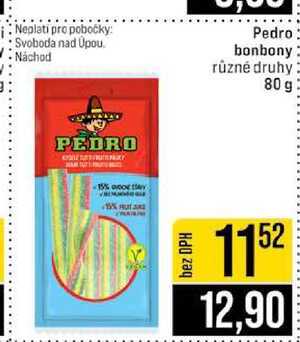 Pedro bonbony různé druhy 80 g