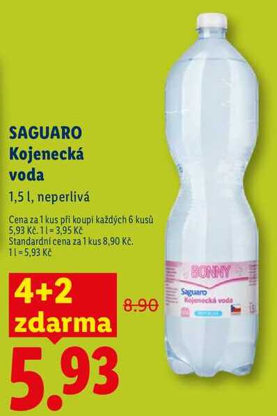 SAGUARO Kojenecká voda, 1,5 l