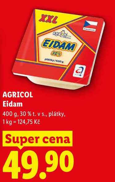 AGRICOL Eidam, 400 g
