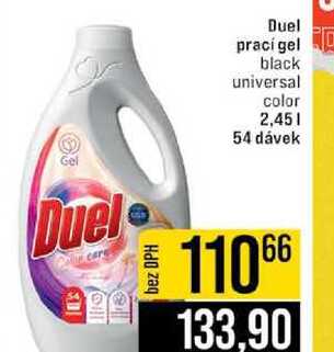 Duel prací gel black universal color 2,45l 54 dávek 