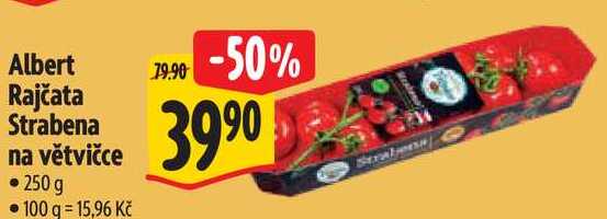 Albert Rajčata Strabena na větvičce, 250 g