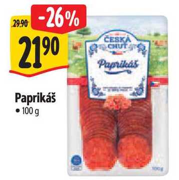 Paprikáš, 100 g