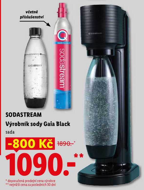 SODASTREAM Výrobník sody Gaia Black