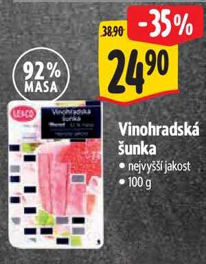Vinohradská šunka, 100 g