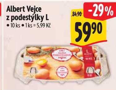 Albert Vejce z podestýlky L, 10 ks