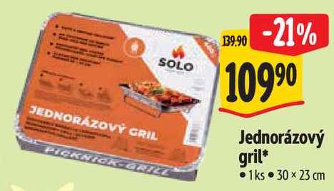 Jednorázový gril