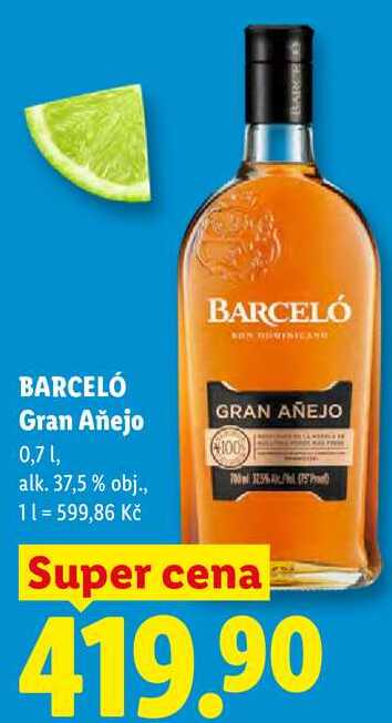 BARCELÓ Gran Añejo, 0,7 l