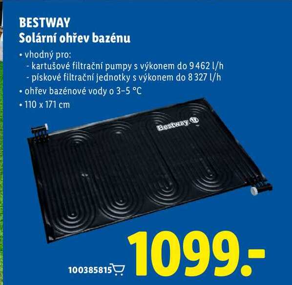 BESTWAY Solární ohřev bazénu
