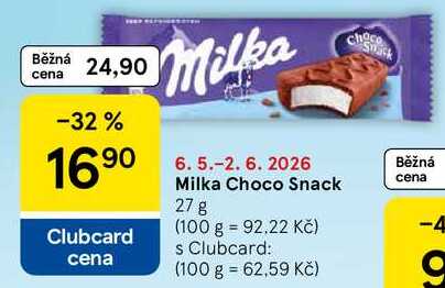 Milka Choco Snack 27 g